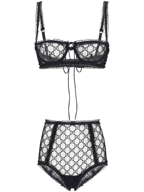 gucci lace underwear set|Gucci bodysuit.